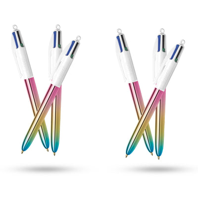 Bic 4 Colour Gradient  - Pack of 6