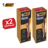 BIC Gel-ocity Quick Dry Rollerball Pens Red Medium Smooth Writing Ink Pack of 12
