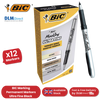 BIC Marking Permanent Markers Ultra Fine Tip Black - Pack of 12 - 1 to 5 Packs