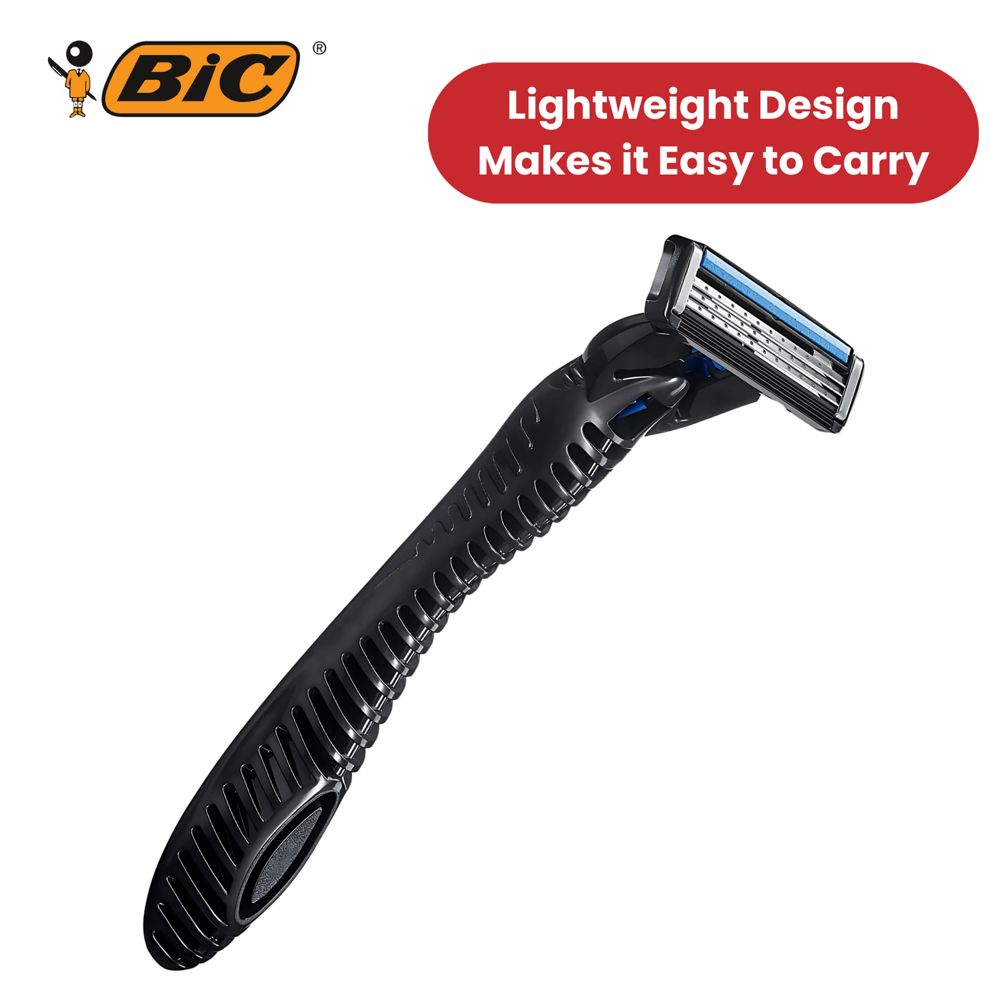 BIC Hybrid 3 Flex Refillable Men's Razor - 1 Handle + 10 Blades Pack