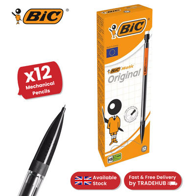 BIC BIC-MATIC AUTOMATIC PENCIL  - Pack of 12