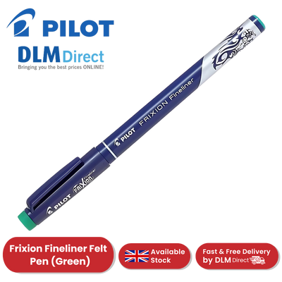 Pilot Frixion Fineliner Felt Pen Erasable Smooth Writing Multi Pens - Green