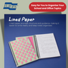 Europa Splash A5 Notepad Wirebound 160 Pages 80gsm FSC Paper Ruled Punched