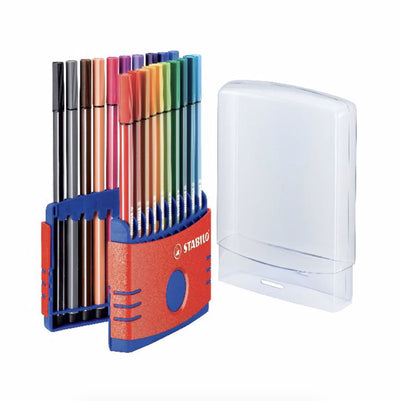 Stabilo Pen 68 Fibre Tip Pen (Assorted) Pack of 20