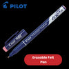 Pilot Frixion Fineliner Felt Pen Vibrant Baby Pink Erasable Ink - Pack of 12