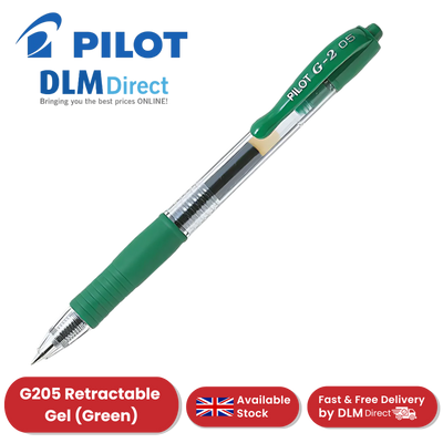 Pilot G2 05 Fine Point Green Single Pen to Multi Pens Office, School & Home Use