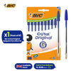 BIC Cristal Blue Pens 1.0mm Medium Tip Pack of 10 Ballpoint Pens