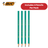 BIC Evolution Original HB Graphite Pencils - 4 Count (Pack of 1) - Pack of 1 to 5