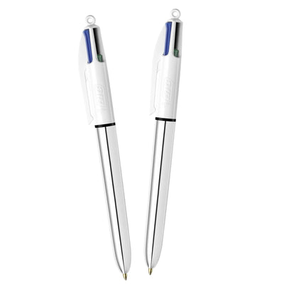Bic 4 Colours Shine Sliver Pack of 2