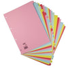 ELBA A4 CARD DIVIDERS 20 PART ASSORTED
