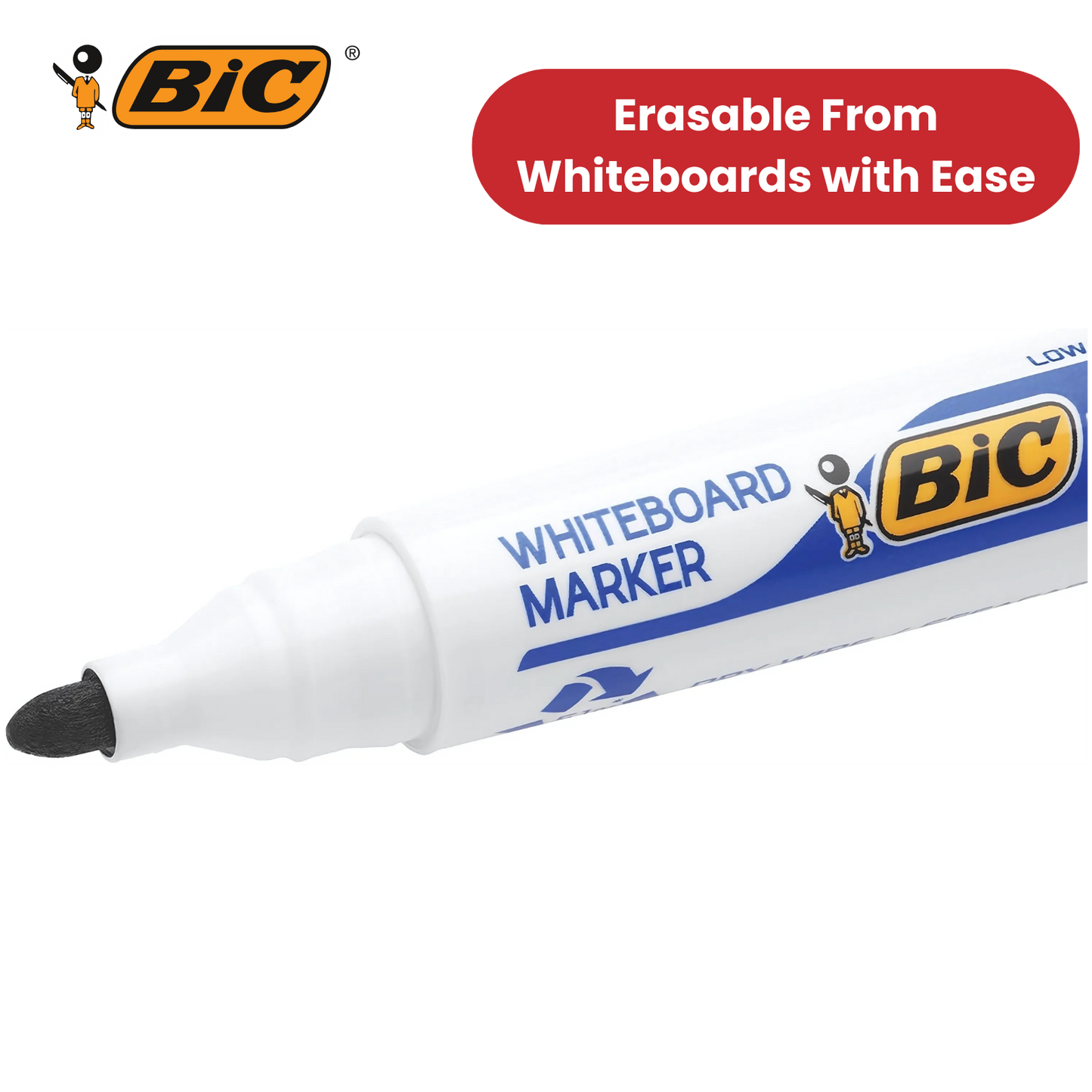 BIC Velleda 1751 ECOlutions Whiteboard Markers Blue - Box of 12 - 1 to 5 Packs