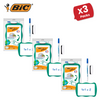 BIC Velleda Double-sided Whiteboard (21 x 31cm) with 2 Dry Erase Pens -2 to 36