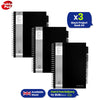 3x PUKKA PAD A4 Project Book 250 Pages Ruled Paper with Dividers for Work and Study