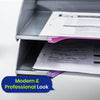 5x Letter Tray A4 Stackable Office Paper Tray Durable Desk Organiser for Paperwork