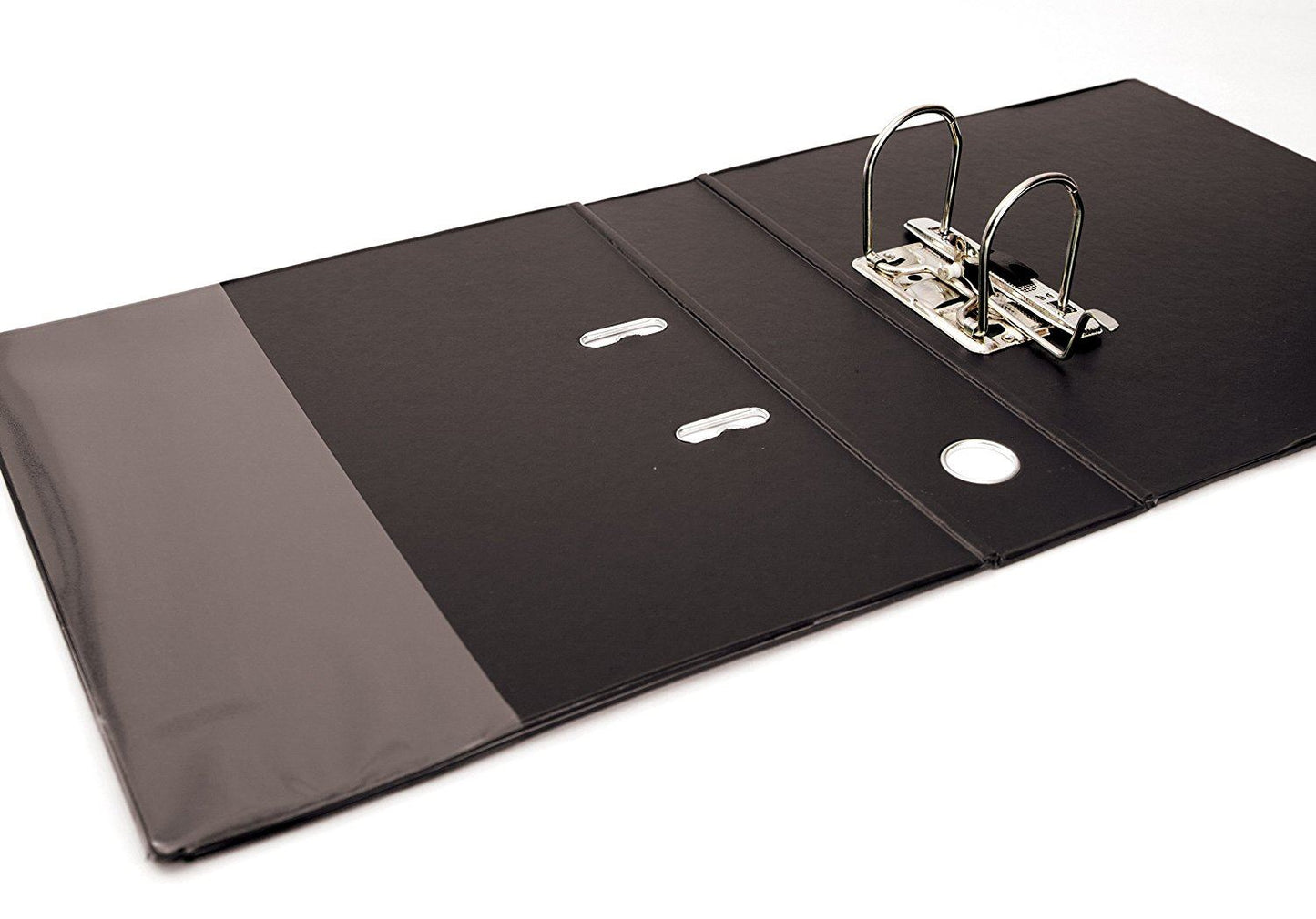 Elba Lever Arch File with Clear PVC Cover 70mm Spine A4 Black - Pack of 1