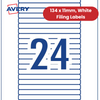 Avery L7170-25 (134 x 11mm) Filing Labels White (Pack of 600 Labels) - 1 to 5