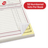 Pukka Pad Order Book - Paper Duplicate NCR Receipt, Carbonless Pad for Business