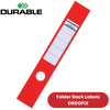 Durable Ordofix Self-Adhesive Spine Labels - Red - Pack of 10 - 60 mm Width 1-5