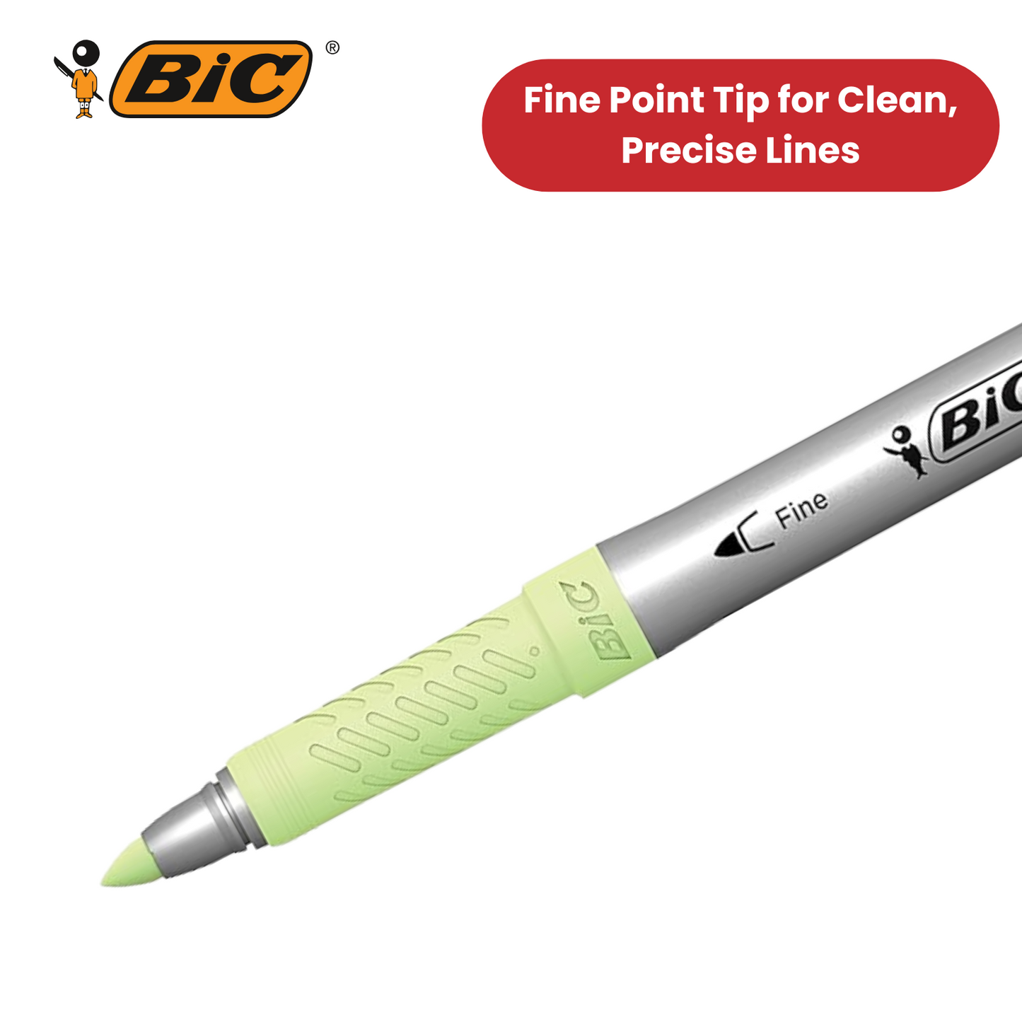Bic Permanent Markers Fine Colour Intense Assorted Pack 1 to 5