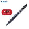 Pilot G-207 Rollerball - 0.4mm Tip Black Writing Pen, Retractable Biro for Notes