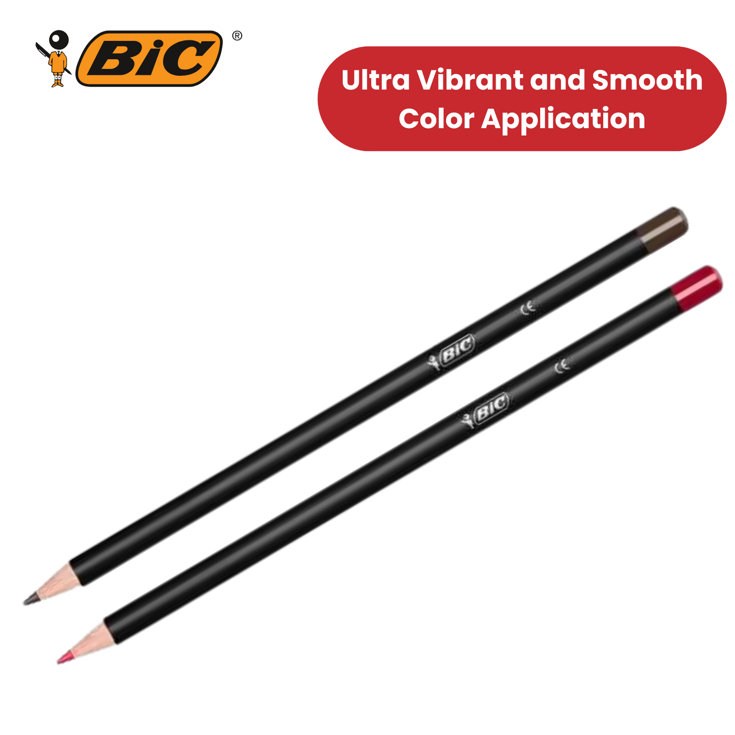 BIC Intensity Colouring Pencils In Premium Cardboard Case Suitable for Adults 24