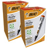 BIC Marking 2000 ECOlutions Permanent Bullet Tip Markers Red - 12 - 1 to 5 Packs