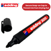 Edding 300 Permanent Marker Bullet 1.5-3mm Black - Pack of 10