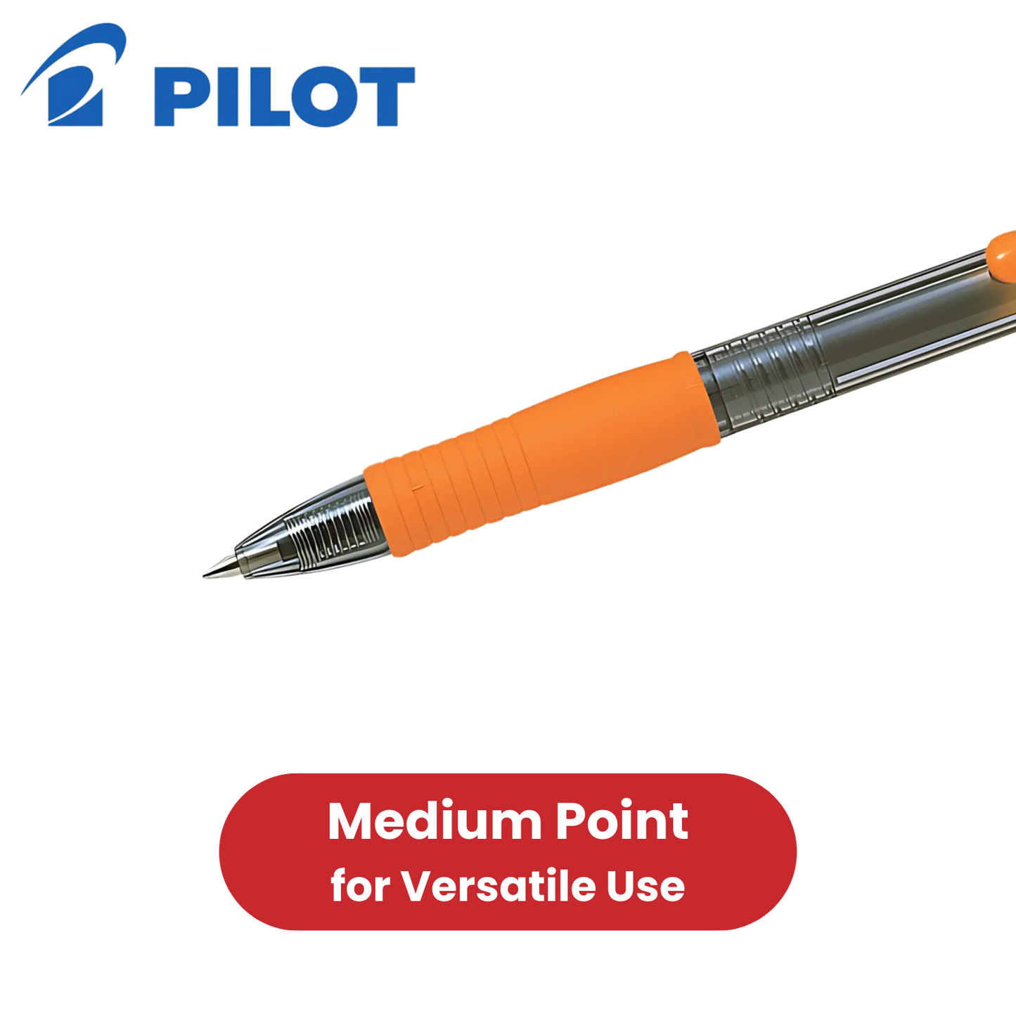 Pilot G-207 Retractable Gel Rollerball Medium Orange - Pack of 1 - 1 to 36 Packs
