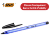 BIC Cristal Soft Black Ballpoint Pens, Smooth And Reliable Writing - Pack of 50