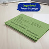Exacompta Guildhall Full Flap Pocket Wallet, Durable 315gsm Manilla Folder Foolscap, 50 Pack (Green)