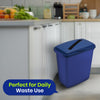 DURABIN 60L Blue Bin Set & Blue Hinged Lid with Paper Slot & 25x 110L Eco Bin Bags