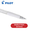 Pilot G-207 Retractable Gel 0.7mm Rollerball Pen Smooth Writing - Pastel White