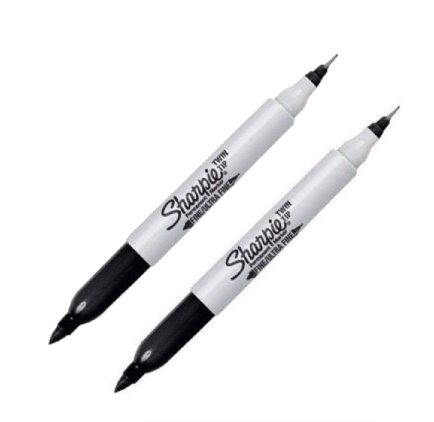 Sharpie Twin Tip - Black - Pack of 2