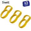 S'well Traveler Handle Silicone Bottle Grip Carry Accessory, Yellow
