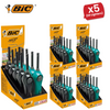 BIC Mega Standard Utility Lighter Blue & Black - Box of 10