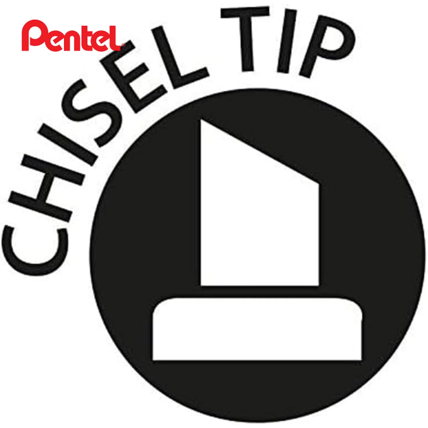 PENTEL  N50XL PERMANENT MARKER BLACK - Pack of 6