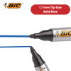 BIC Marking 2000 ECOlutions Permanent Bullet Tip Markers Blue - Box of 12 - 1 to 5 Packs