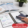 Rocketbook Fusion Executive A5 Smart Notebook Teal, Eco-Friendly & Reusable Page