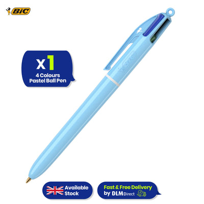 Bic 4 Colour Pastel - Single