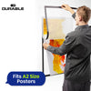 A2 Magnetic Poster Frame UV Resistant Peel & Stick Silver Display Frame for Paintings Photos Notices Ads Certificate