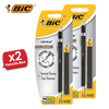 BIC Criterium 2mm Lead Mechanical Pencil  Plus 6 Leads),Black - Pack of 1 to 5