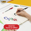 BiC Cristal Medium Biro Ballpoint Pen - 1.0 mm Black - Pack of 5
