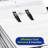Rotary Business Card Organiser with 500 Index Cards and A-Z Tabs