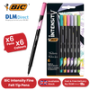 BiC Intensity Fine Felt Tip Pens, Pack of 6