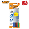BIC Velleda 1721 Whiteboard Markers – 4+1 Pack, Assorted Colours, Smooth Writing