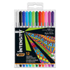 BIC Intensity Medium Felt-Tip Pens, Medium Tip, Wallet of 12