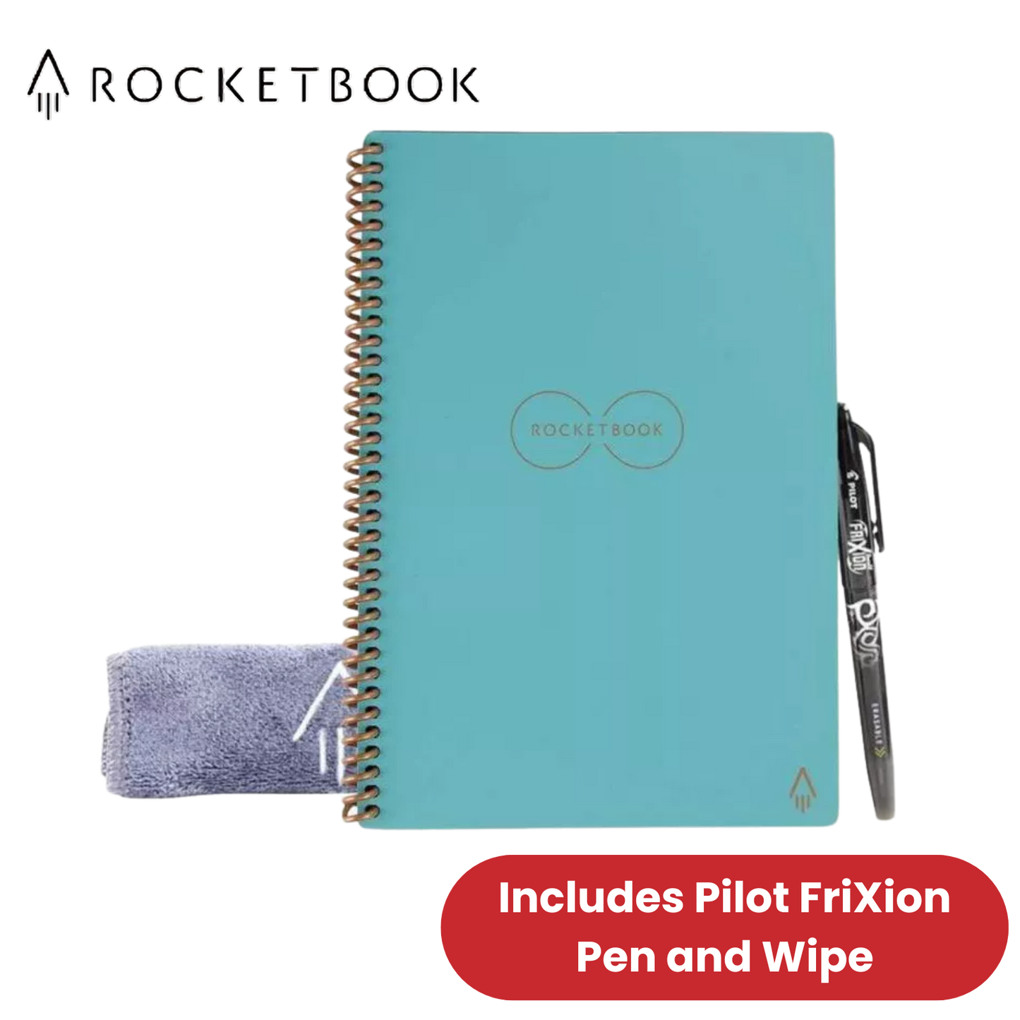 Rocketbook Fusion A4 Letter - Dotted Paper - TEAL