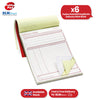Pukka Pad Duplicate Invoice Book - Carbonless Tear-Off Receipt Note Pad for Order Tracking