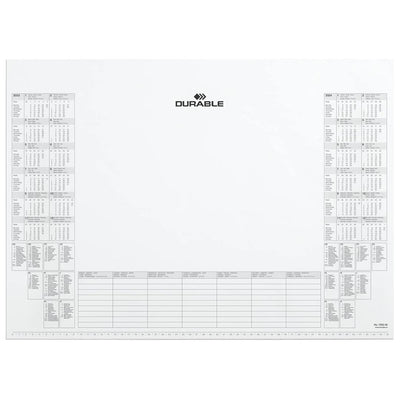 Durable Replacement Calendar Pad Refill for Durable Desk Mat - 57 x 41cm - Pack of 1 - Includes 25 Sheets  729202