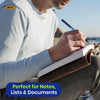 BIC Soft Feel Clic Grip Pens Pack of 3 Blue Ballpoint Pens with 1mm Tip